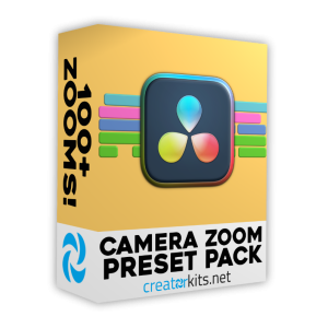 Camera Zoom Preset Pack for DaVinci Resolve